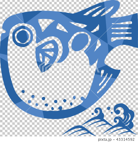 ふぐのイメージイラスト 43314592