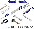 Vector isometric image of Hand Tools 43315072
