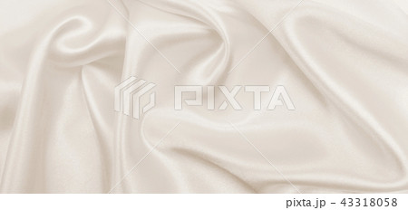 Smooth elegant golden silk or satin luxury cloth Smooth elegant golden silk or satin luxury cloth 43318058