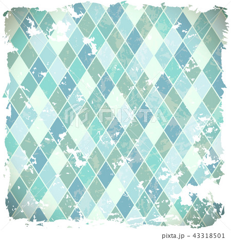 retro background with blue rhombs 43318501