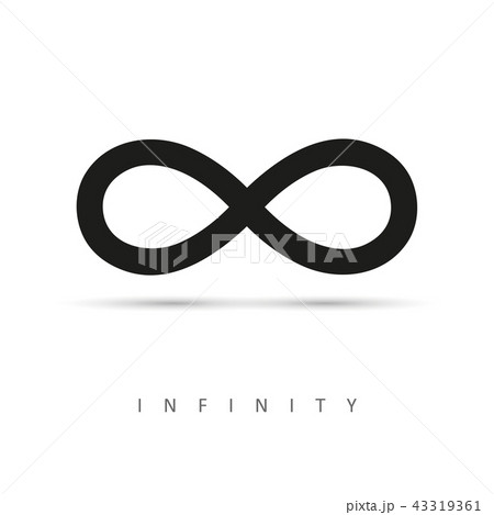 simple Infinity symbol black 43319361