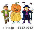 ハロウィンの子供達 43321942
