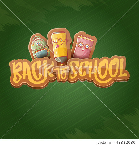 back-to-school-background-with-stationery-and-scho-vector-21530194