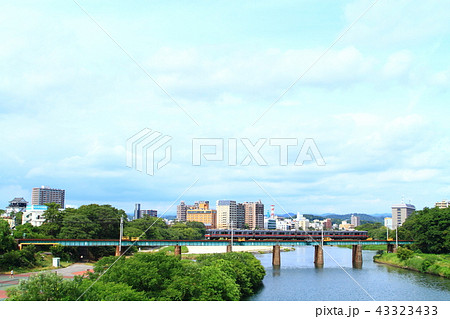 岡崎市内を走行する名鉄電車 岡崎市内を走行する名鉄電車 43323433