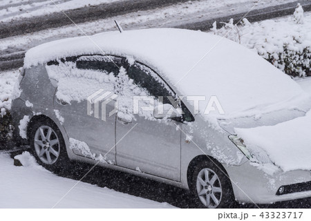 雪と自動車 雪と自動車 43323717
