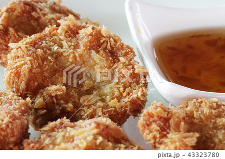 Homemade roasted beef pork fish meatballs white pl 43323780