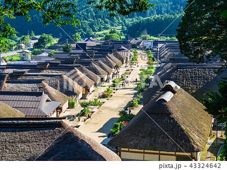 福島県　大内宿 43324642