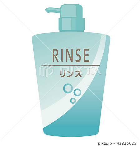 リンス　シャンプー　イラスト 43325625