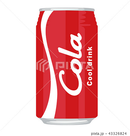 コーラ ジュース 缶ジュース イラストのイラスト素材 43326824 Pixta