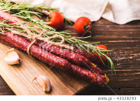 Kabanosy - smoked polish pork sausages 43328293