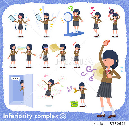 flat type school girl Brown Blazer_complex flat type school girl Brown Blazer_complex 43330691