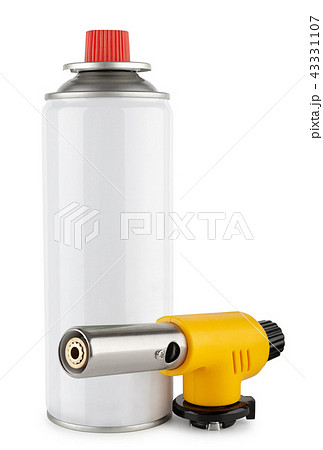 white gas cylinder, and a gas turbo burner 43331107
