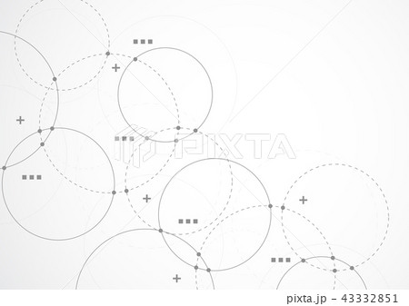 Abstract connecting dots and lines 43332851