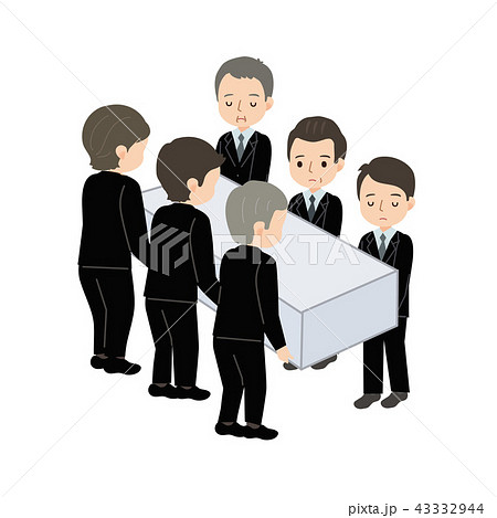 出棺 イラスト 葬式 お葬式のイラスト素材 出棺 イラスト 葬式 お葬式のイラスト素材