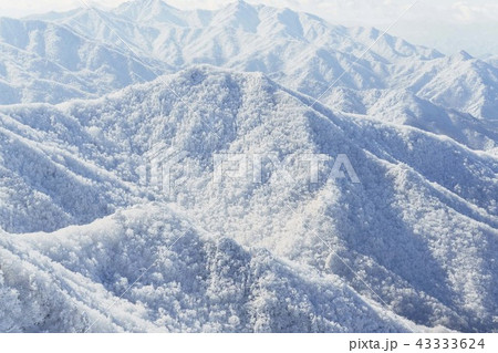 徳裕山 雪景色 尾根 43333624