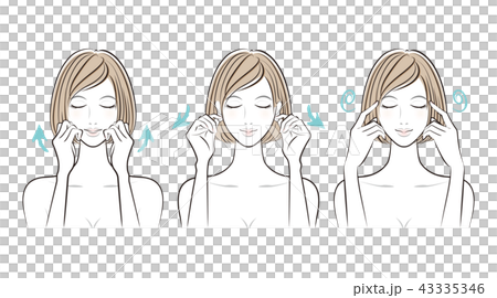 女性の表情 43335346