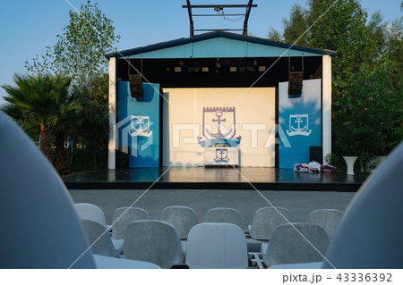 Open air theatre on a sunny day in Turkey 43336392