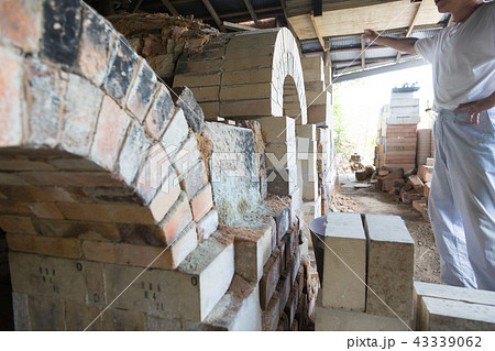 陶芸家　登り窯 43339062