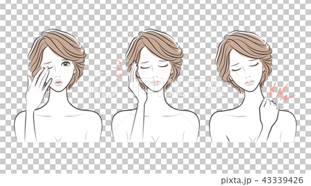 Female facial expression 43339426