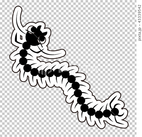 ムカデのイラスト ムカデのイラスト 43339542