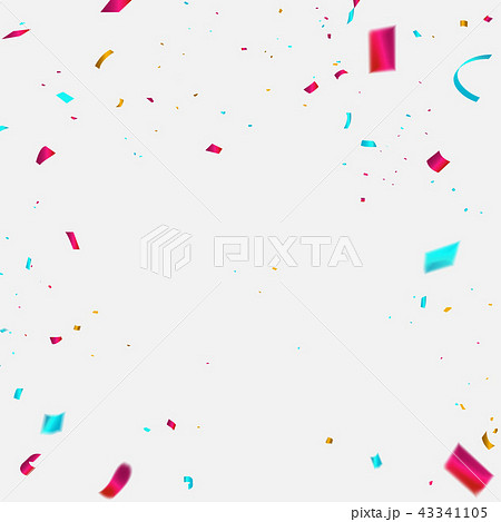 confetti Colorful ribbons. 43341105