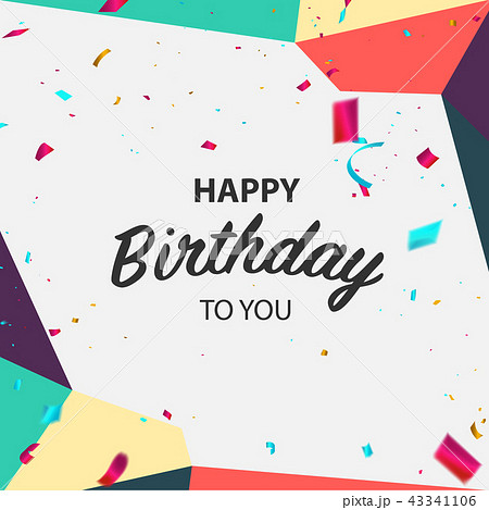 Happy birthday Celebration background 43341106