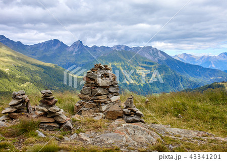 View from mountain, Austrian Alps at Grossglockner View from mountain, Austrian Alps at Grossglockner 43341201