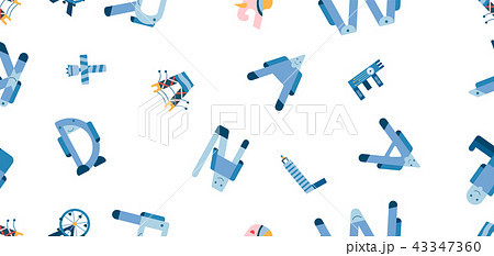 World's famous landmarks in pattern design. World's famous landmarks in pattern design. 43347360