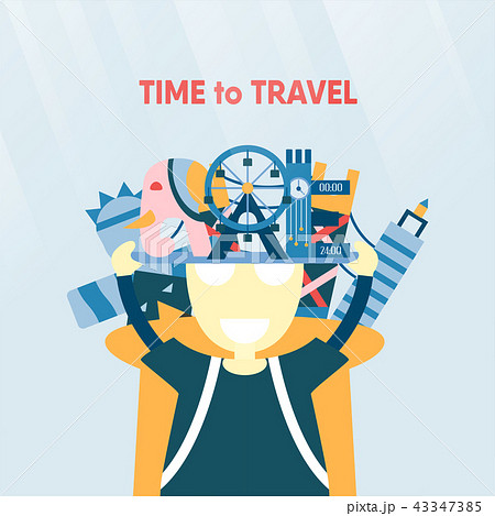 Poster design for travelling of the world 43347385