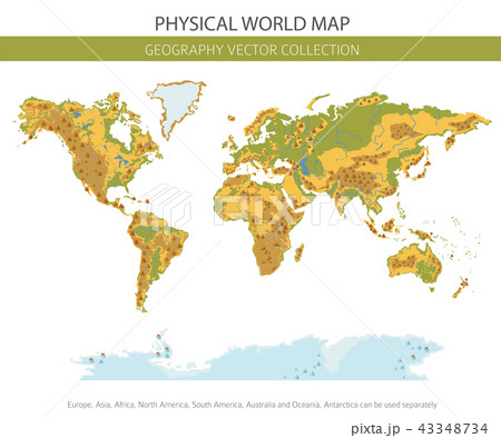 Physical world map elements 43348734