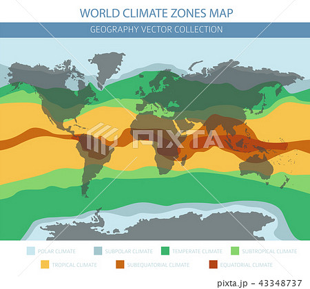 World climate zones map elements. 43348737