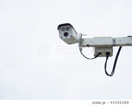 CCTV security camera installed in airport CCTV security camera installed in airport 43350169