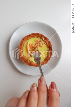 lemon cheese tart or lemon cheese pie 43350254