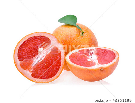 grapefruit isolated on white background 43351199