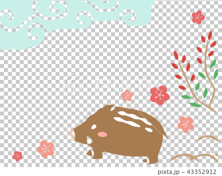 A stamp-like frame of a rose 43352912