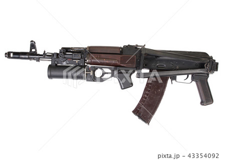 Kalashnikov AK 74 with GP-25 grenade launcher Kalashnikov AK 74 with GP-25 grenade launcher 43354092