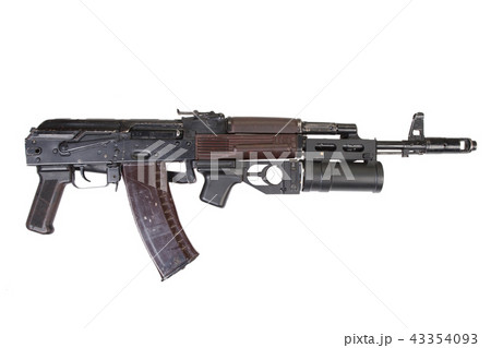 Kalashnikov AK 74 with GP-25 grenade launcherの写真素材