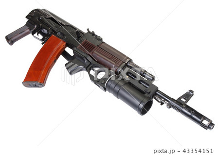 Kalashnikov AK 74 with GP-25 grenade launcher Kalashnikov AK 74 with GP-25 grenade launcher 43354151