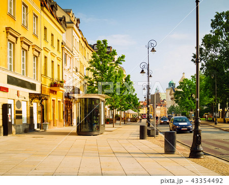 old downtown of Warsaw, Poland 43354492