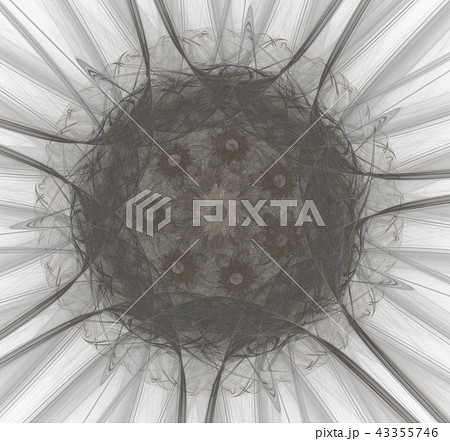 Nuclear radiation. Image molecules and atoms 43355746