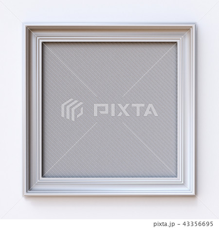 White canvas picture frame Rectangle 3D 43356695