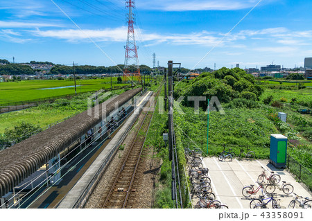 駅前風景　入谷駅 43358091