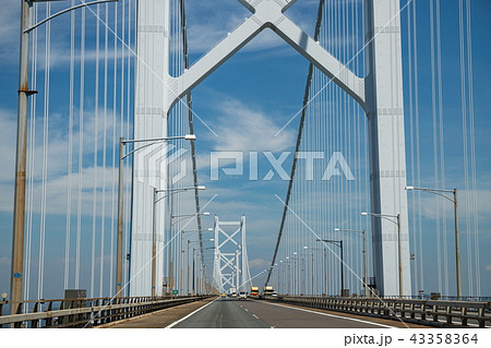 瀬戸大橋 吊り橋 瀬戸大橋 吊り橋 43358364