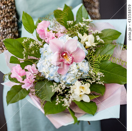 nice bouquet in the hands nice bouquet in the hands 43358859