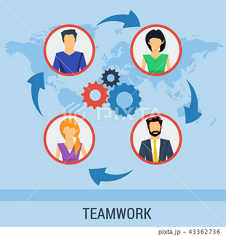 Teamwork concept illustration 43362736