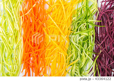 flat lay of mix red, yellow, orange carrots 43364122