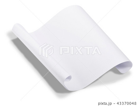 Rolled white sheet paper Rolled white sheet paper 43370048