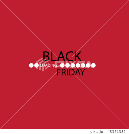 Black friday. Progress loading bar. Vector illustration 43371382