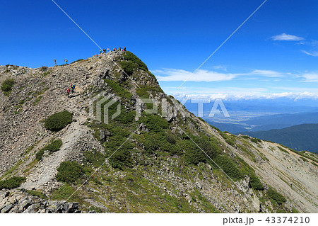 仙丈ヶ岳　山頂 43374210