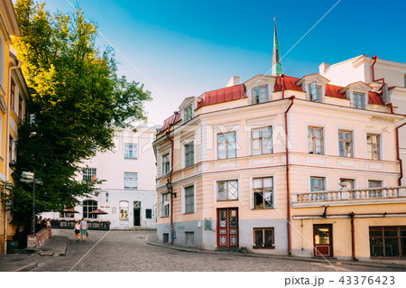 Tallinn, Estonia. Streets And Old Town Architecture Tallinn, Estonia. Streets And Old Town Architecture 43376423